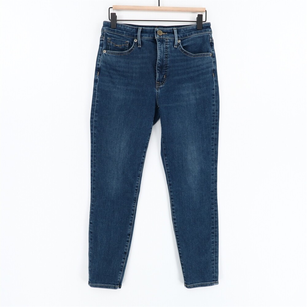 Revtown Jeans Womens 28 Blue High Rise Skinny Ankle Dark Wash Decade Denim